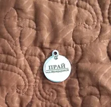 Collar-Accessories Dog-Tag Engraved-Tel Sex-Name-Tag Dogs Kitten Pupp Pet-Dog Stainless-Steel