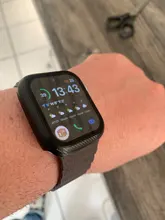 Cristal + cubierta para carcasa de reloj Apple iWatch, parachoques de fibra de carbono + Protector de pantalla Apple watch series 5 4 3 44mm 40MM 38mm 42MM