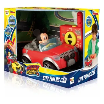 

Remote-Controlled Car Mickey Roadster City Fun Red