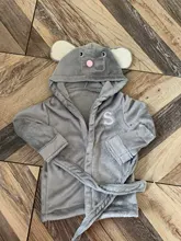 Albornoz con capucha de dibujos animados para niñas pequeñas, ropa de dormir bonita para bebé