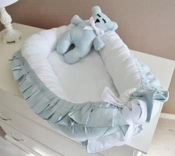 

Гнездышко-кокон для новорожденного Гнездо-кокон для новорожденного