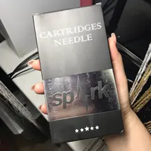 SPARK-agujas esterilizadas desechables para tatuar, agujas de tatuaje, delineador redondo y Magnum (aguja de 0,35mm) RL/RS/RM/M1, novedad