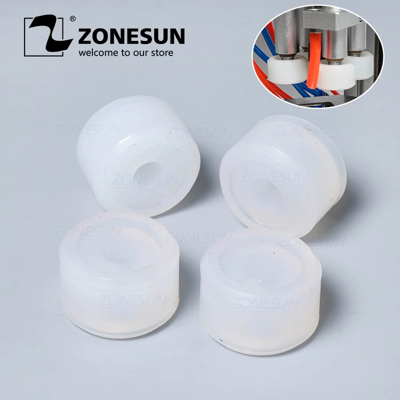 

ZONESUN Friction Wheels Rubber Pad Capping Chuck Head For XLSGJ-6100 Medical Bottle Capping Machine Cosmetic Perfume Juice