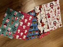 Gift-Bags Boxes Guests-Packaging Merry-Christmas Deer Candy Stickers No Party with Snowflakes