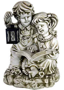 

Figure statue Children Reading concrete-stone for garden or outdoor 50cm.