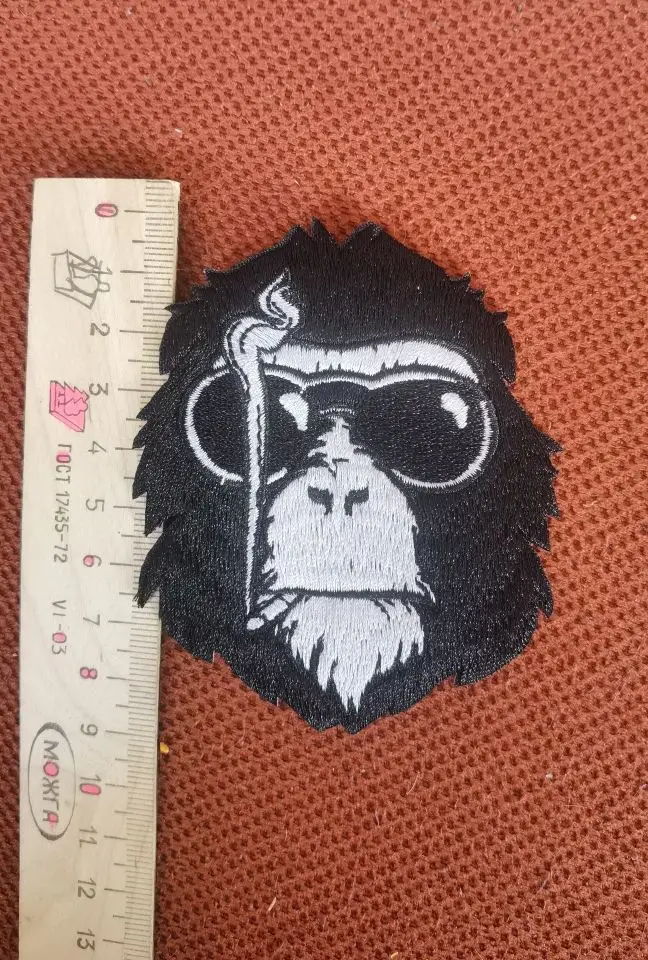 Pulaqi Grave Dead God Punk Skull Embroidered Patches Iron On