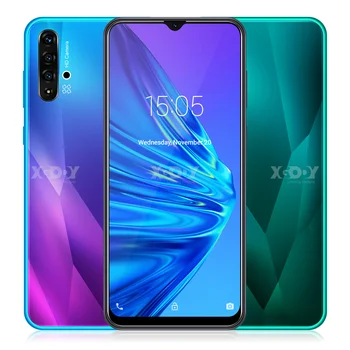 

XGODY 6.5 Inch Waterdrop Smartphone Android 9.0 1GB 4GB MTK6580 Quad Core MP Camera 3000mAh 3G Mobile Phones GPS WiFi Cellphone