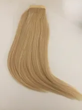 BHF-coleta de cabello humano para mujer, máquina de cabello Remy liso europeo, peinados de coleta, cabello Natural de 100g 100%, cola de caballo con Clip en extensiones
