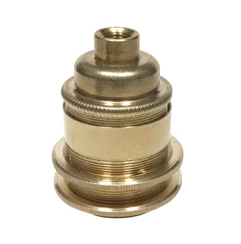 

Lamp holder E27 double washer gold glitter English type