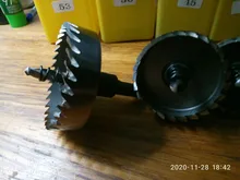 ¡12 Uds! Juego de Brocas HSS de 15-50mm, sierras de agujeros, Kit de perforación, herramienta de mano para cortar madera, acero inoxidable, aleación de Metal