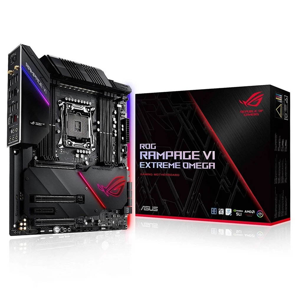 Материнская плата ASUS ROG RAMPAGE VI EXTREME OMEGA | Компьютеры и офис