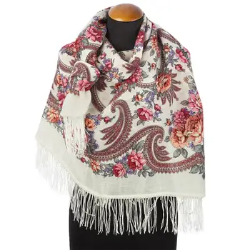 

Shawl woolen with wool fringed "revelation", a kind of 0, 125 х125 cm