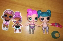 Muñecas Lens originales para niñas, 1 Uds., se pueden elegir 8CM, accesorios para ropa, juguetes para niñas, regalo de cumpleaños