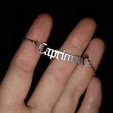 Collar con colgante para niños y mujeres, Gargantilla de 12 Constelaciones, horóscopo, estrella, signo del zodiaco, Aries, Leo, 12, regalo de Navidad
