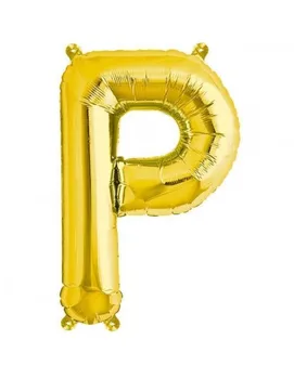 

Balloon Letter P 86cm Gold-Foil Polyamide-NSB00263