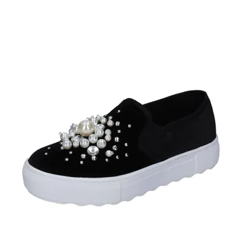 

FORNARINA Slip on woman Black Velvet