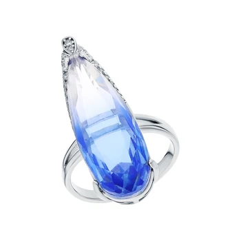 

Silver ring with sieve and cubic zirconium sunlight sample 925
