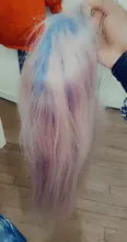 Preferred-Peluca de cabello humano ombré rosa para mujer, peluca con malla frontal Lisa morada con pelo de bebé, pelucas de encaje transparente Remy brasileño para mujer