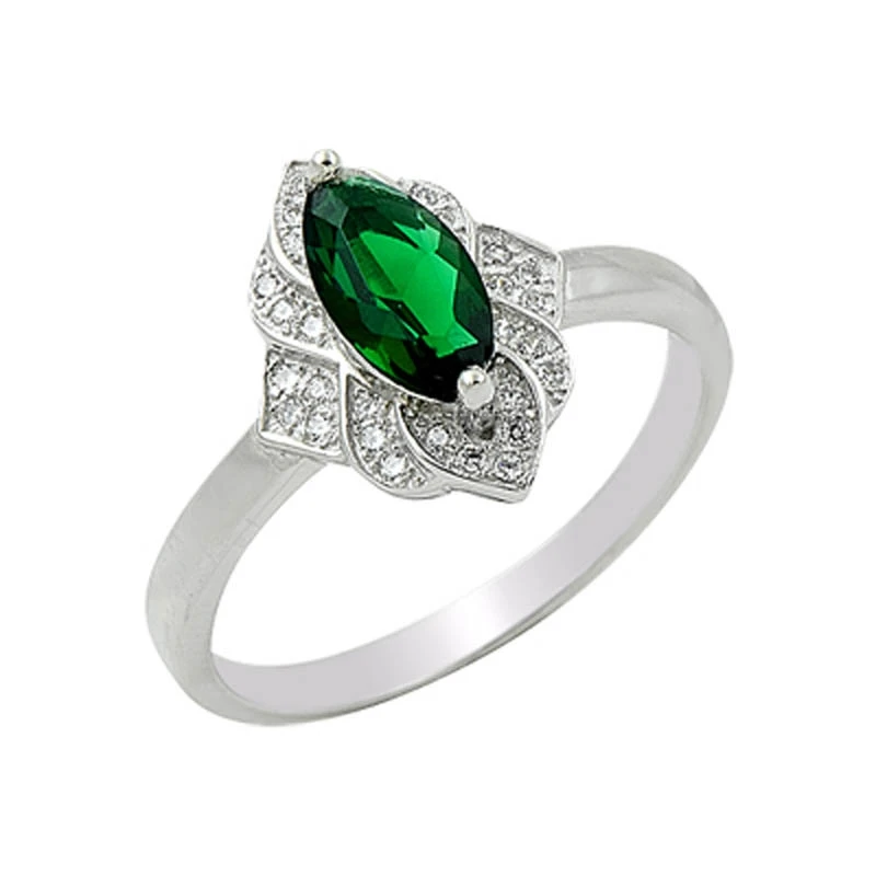

Silver 925 Sterling Zircon Stone Ring