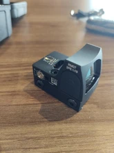 Visor de punto rojo para rifle, mira apta para weaver carril de 20mm para Airsoft/Rifle de caza, mini RMR