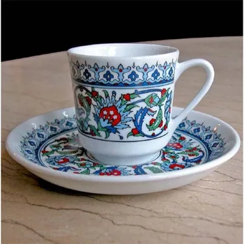

Set of 6 Classic Topkapı Design Turkish Arabic Coffee Cups Espresso Mug Serving Gift Espresso Set Specialty Coffee Drinks