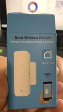 AVATTO-Sensor de puerta con WiFi para el hogar, detector de apertura/cierre de puerta inteligente, aplicación Smartlife, Wifi, funciona con Alexa y Google Home