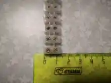 Electrical Connector Block-Terminal Strip Barrier Plastic 12-Positions Dual-Row