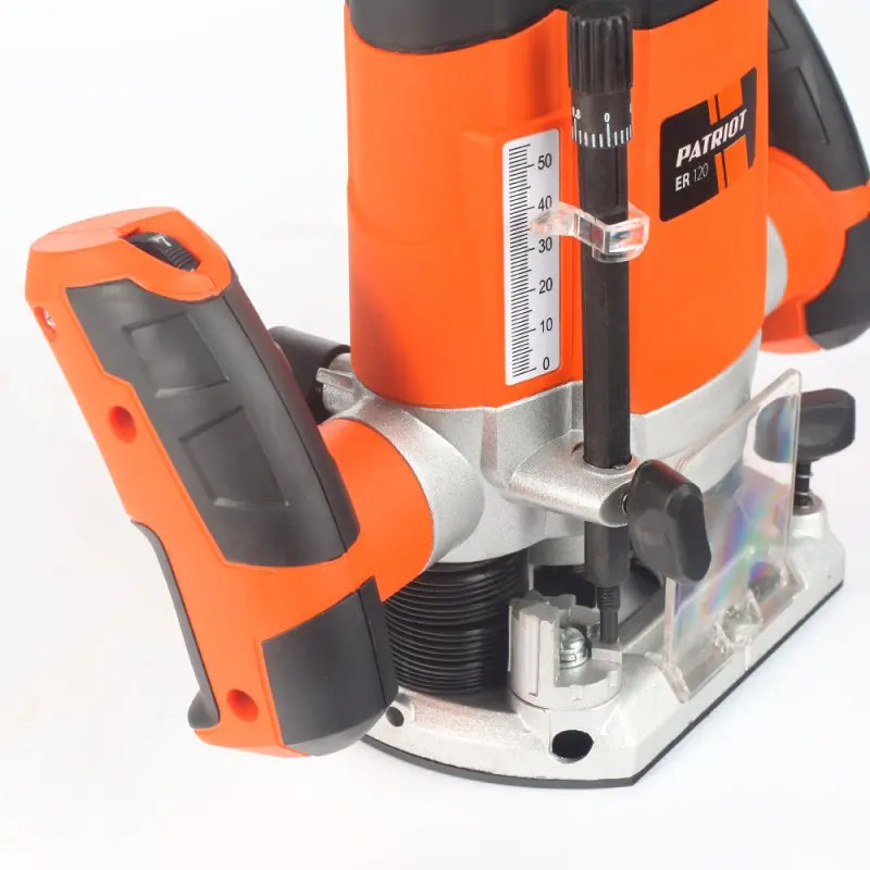 Electric milling cutter PATRIOT ER 120 professional-level tool milling(including a figure) of blanks made of wood, chipboard
