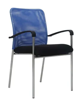 

Armchair GLARUS, blue mesh fabric Black *