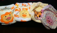 Pañal reutilizable para bebé, pantalones de entrenamiento para bebé, pañales lavables, pantalones de aprendizaje de algodón, 1 ud. Por lote