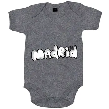 

Baby bodysuit Madrid letters Madrid home White