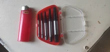 Extractor de tornillos dañados de acero, guía de broca, Extractor de pernos rotos, juego fácil de quitar, 5 unidades