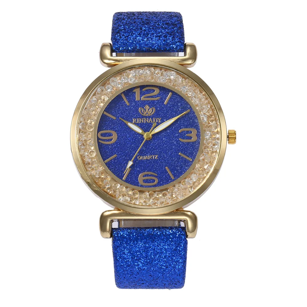 Магнитная сила Уникальный креативный ремешок женские Роскошные Кварцевые часы Женские наручные часы relogio masculino - Цвет: blue