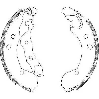 Колодки барабанные\ Nissan Micra K12 1.2-1.5DCi 03 REMSA 4168.00