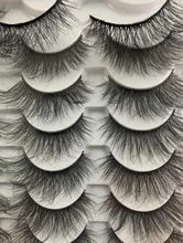 Pestañas postizas 3D de visón Natural, accesorio de maquillaje de imitación, 3D, 5/8/14 pares