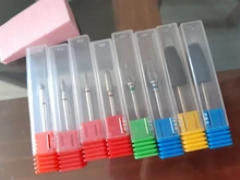 Caliente 51mm diseño 6,0 llama poco forma de uñas taladro eléctrico de Lima de uñas poco, taladro de carburo de uñas de arte herramienta 3 tamaño