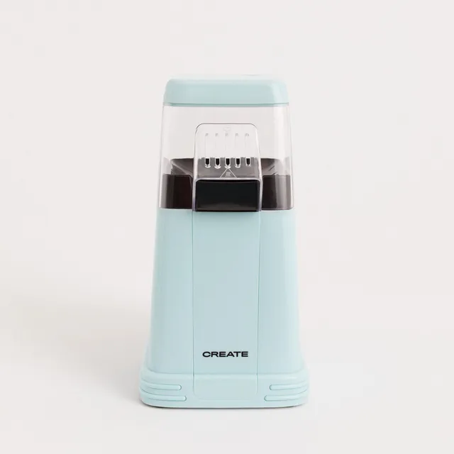 CREATE - POPCORN MAKER, popcorn electric machine, no oil, 3min Blue