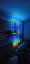 Curtain Garland Fairy-String-Light Led Net Mesh Window Christmas Wedding Party 2x2m 3x2m
