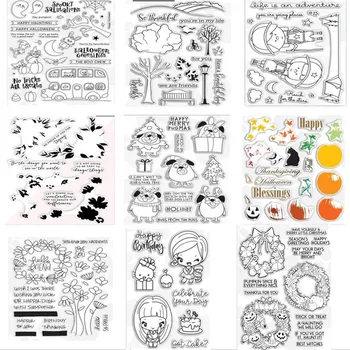 

cat Clear Silicone Stamp / seal for DIY Scrapbooking / Album Decorative Clear Stamp Sheets A512