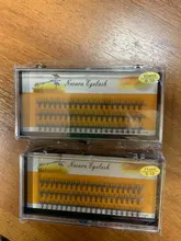 60 racimo/caja de pestañas individuales 0,07/0,1 grueso conjunto de pestañas extensión 3D pestañas falsas naturales al por mayor