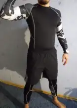 Tracksuit Compression-Sportswear-Suits Rashguard Tights Training-Clothes Sports-Set Gym