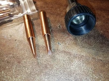 Punta de hierro para soldar de cobre puro, 900M-T, no magnético, estación de soldadura Hakko 936, puntas de soldadura con carcasa de manga 936 907