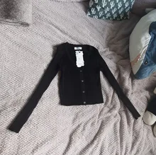 Neploe primavera recién Patchwork mujeres chaquetas 2021 moda jersey tejido para mujer de manga larga botones para Jersey 65057