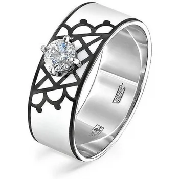 

Kabarovsky ring with 1 white gold diamond
