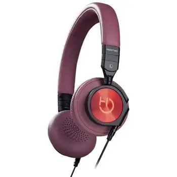 

Headphones headband hiditec aviator brown-speakers 35mm-103db-Built-in microphone in cord-connector 3.5