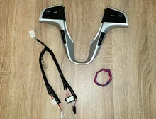 PUFEITE-Botón de volante para Hyundai VERNA SOLARIS, botón de control de música y volumen de audio