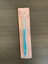 Maquinilla de afeitar de seguridad para mujer, eliminación de vello de cejas, cortador de pelo Facial, Mini afeitadora de maquillaje, 1 Uds.