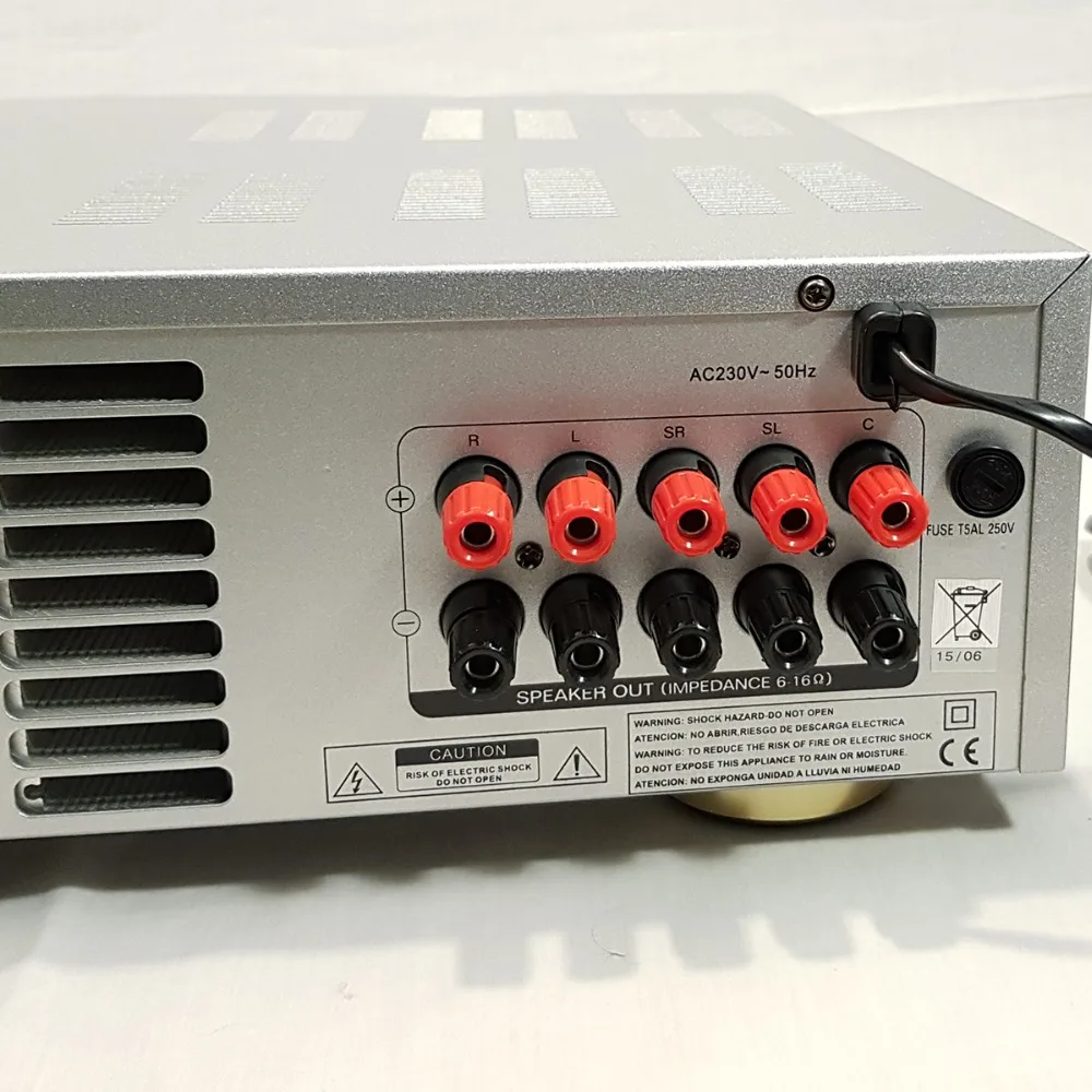 Amplificador 5.1 decodificador/Radio AM Belson UFBPA 500, amplificador de potencia de 6 Múltiples entradas/salidas|Amplificador| - AliExpress