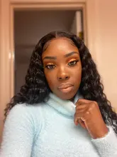 Pelucas de encaje Frontal transparente para mujer, peluca brasileña de ondas profundas HD, densidad del 150%, ISEE HAIR de 13x4, pelucas de cabello humano suelto de ondas profundas