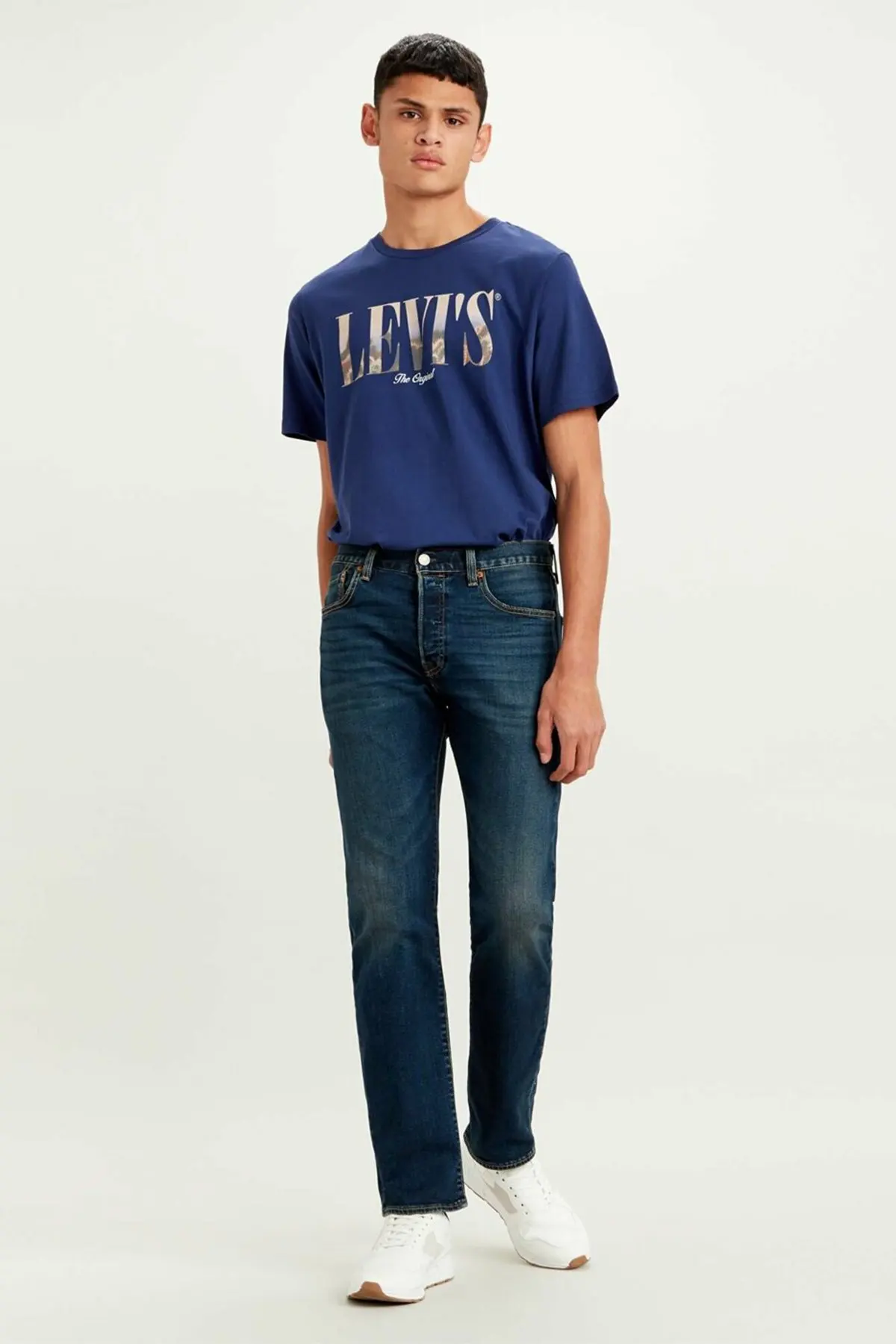Levi's 501 – bloc de pantalon en Jean, moulant, Original, adapté à Erkek, 005013061